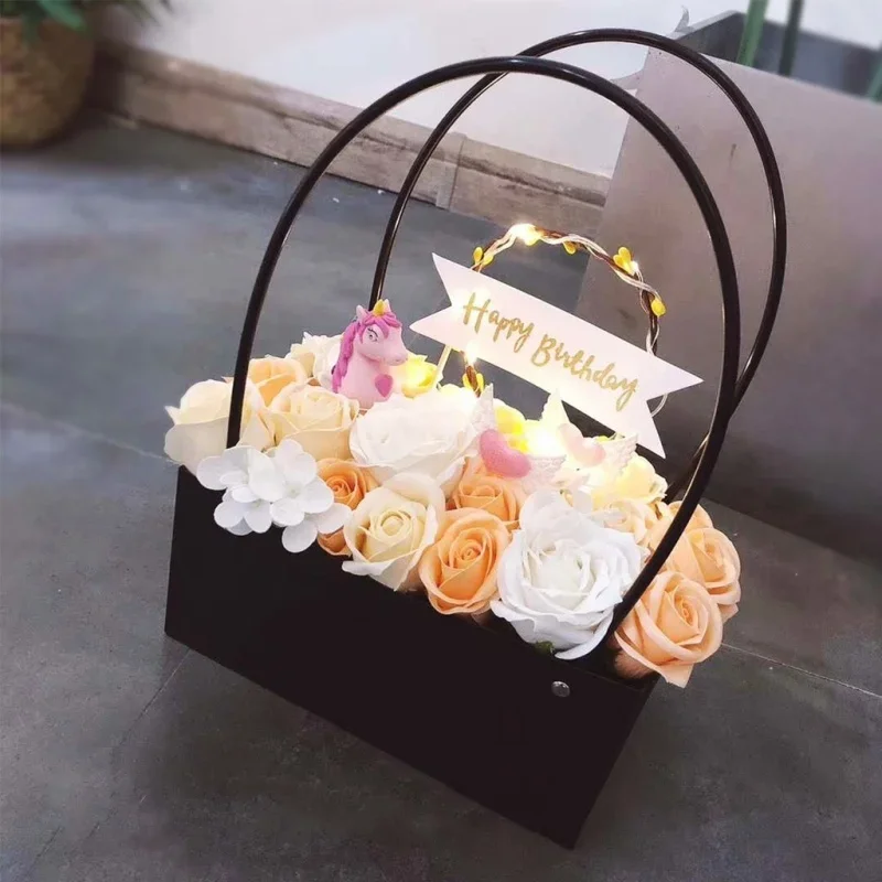 1 Pcs Flower Paper Boxes Bucke - Florist Supply Buckets ulasan dan harga