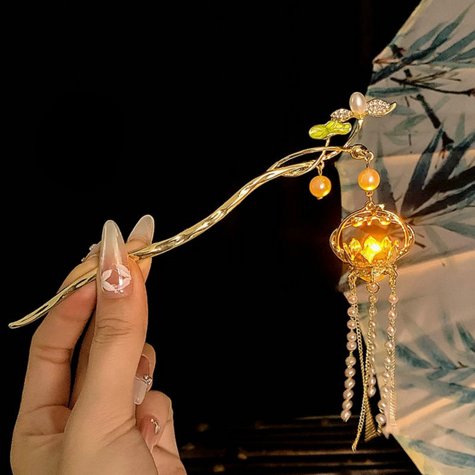 Luminous Flower Hairpin Exquis - Florist Supplies ulasan dan harga