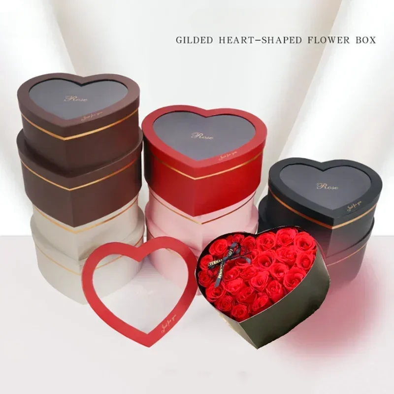 2piece Gold Heart-shaped Round - Florist Supply Buckets ulasan dan harga