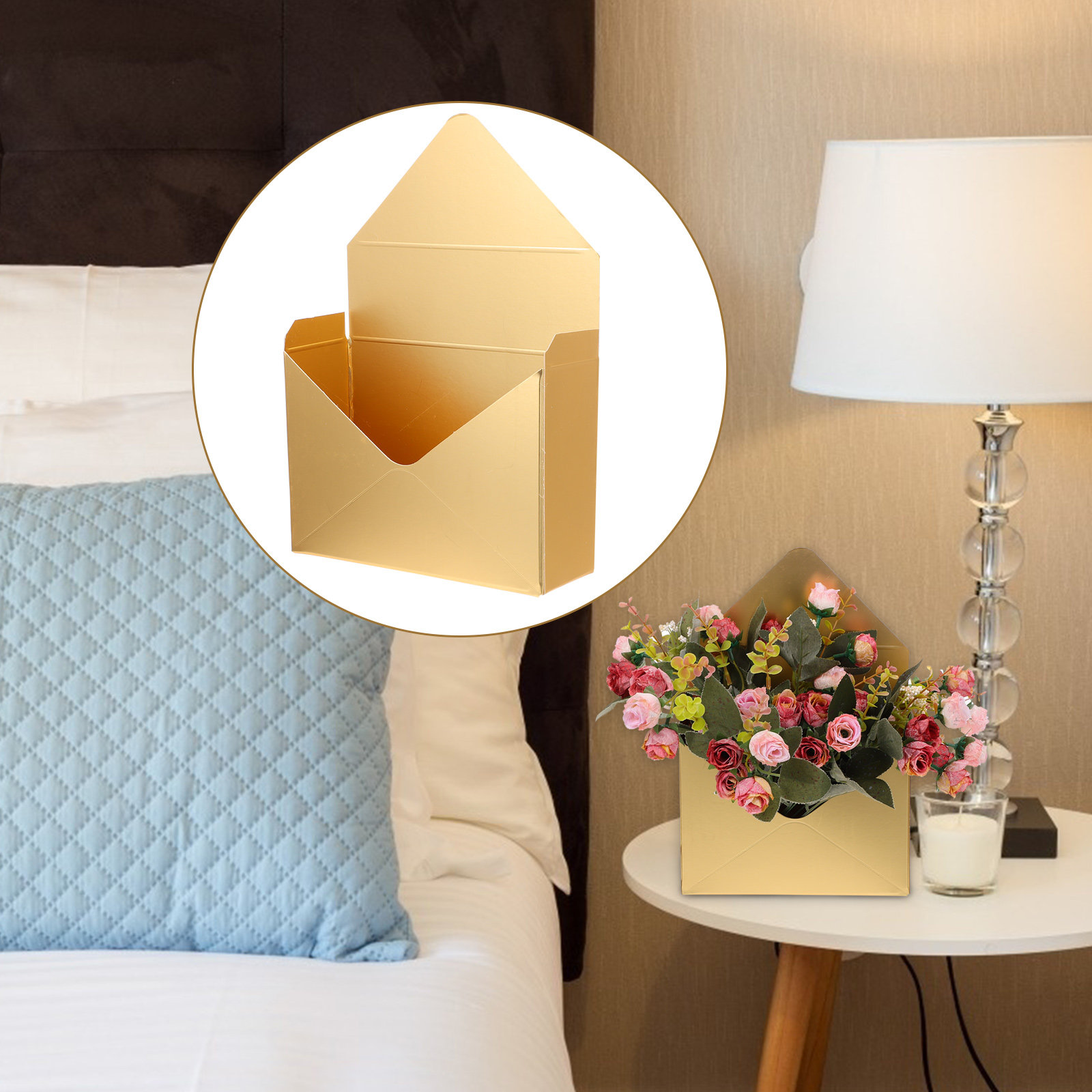 2Pcs Natural-Looking Bouquet E - Natural Florist Supply ulasan dan harga