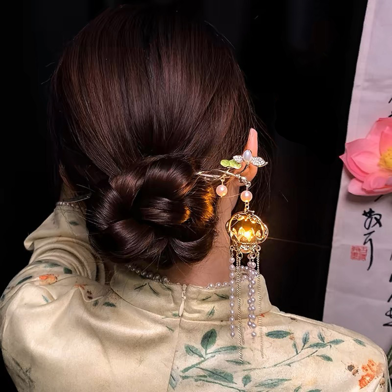 Luminous Flower Hairpin For Wo - Florist Supplies ulasan dan harga