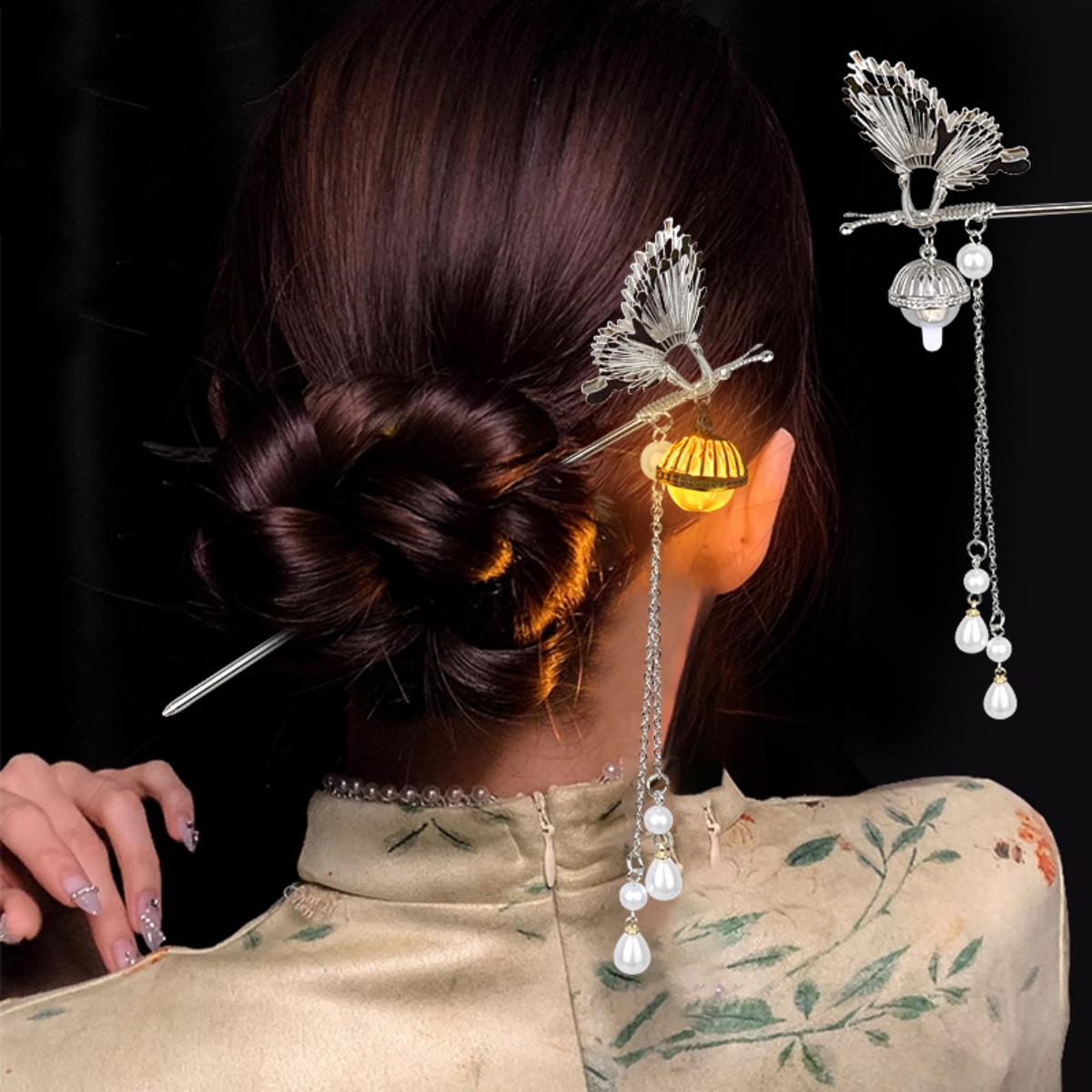 Luminous Flower Hairpin For Wo - Florist Supplies ulasan dan harga