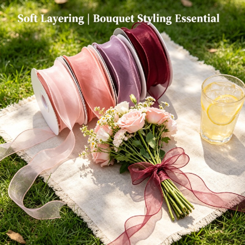 10-yard fishtail yarn ribbon,  - Florist Supply Ribbon ulasan dan harga
