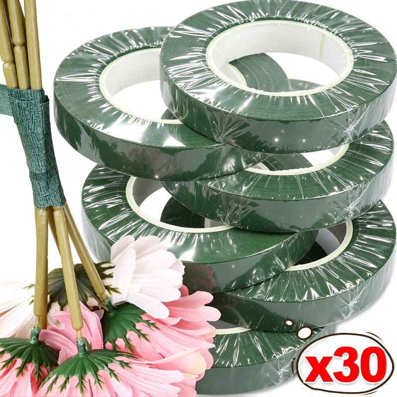 30/1x Gardening Tape Self-Adhe - Floral Tape Green ulasan dan harga